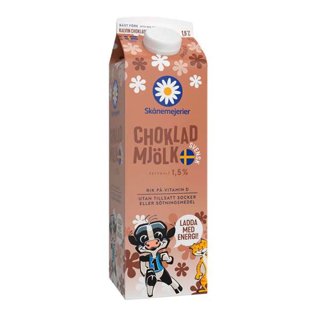 Mjölkkartong från Skånemejerier
